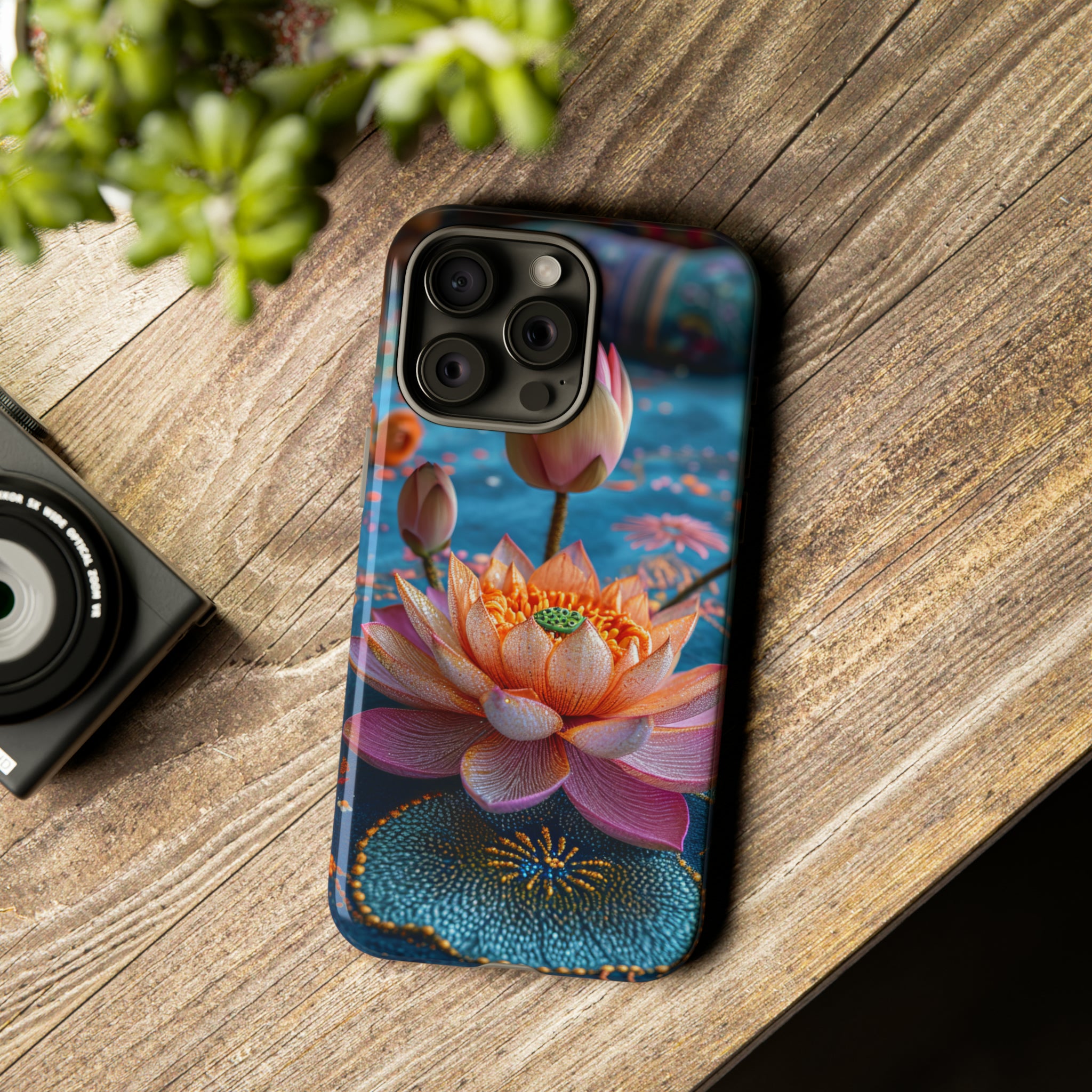 Water Rose Mandala Bliss - Protective Phone Case