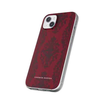 Gothic Crimson Elegance iPhone 14 - Flexi Phone Case