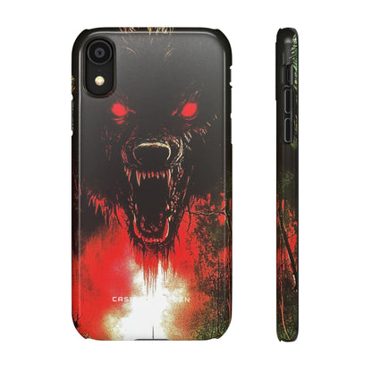 Bloodmoon Wolf's Lament  iPhone X - Slim Phone Case