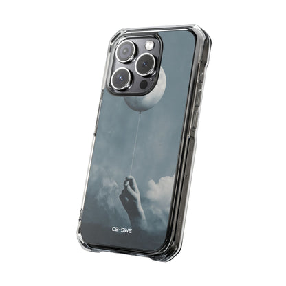 Moon Cradled Softly iPhone Case - Impact