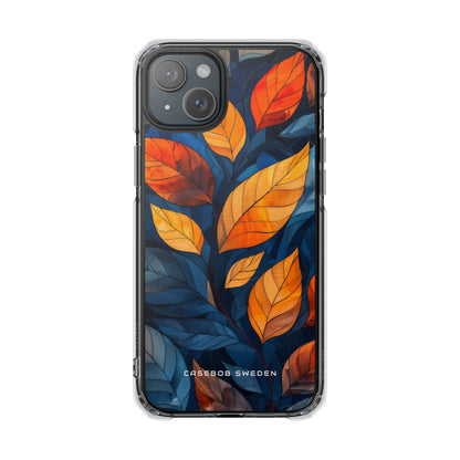 Stained Glass Blossoms iPhone 15 - Clear Impact Phone Case