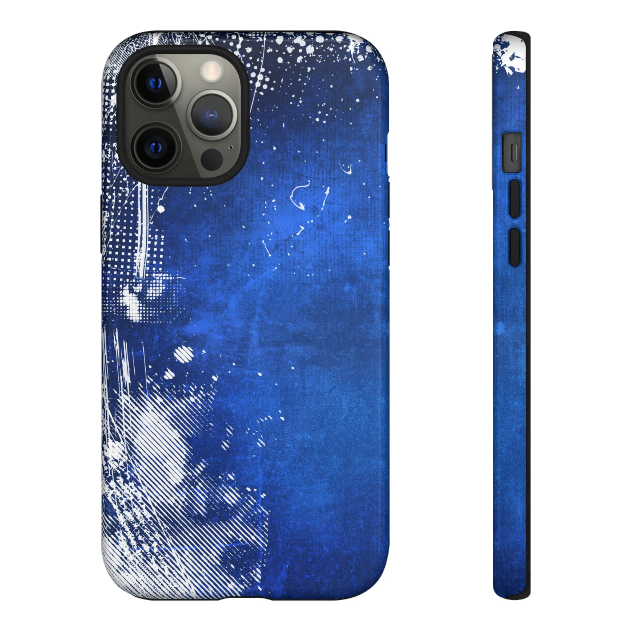 Grunge Blue - Protective Phone Case