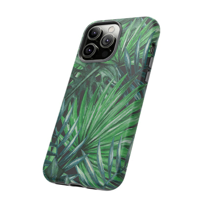 Watercolor Tropical Palm - Protective Phone Case