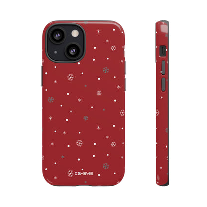 Snowflakes Dance Cheerfully - iPhone Case