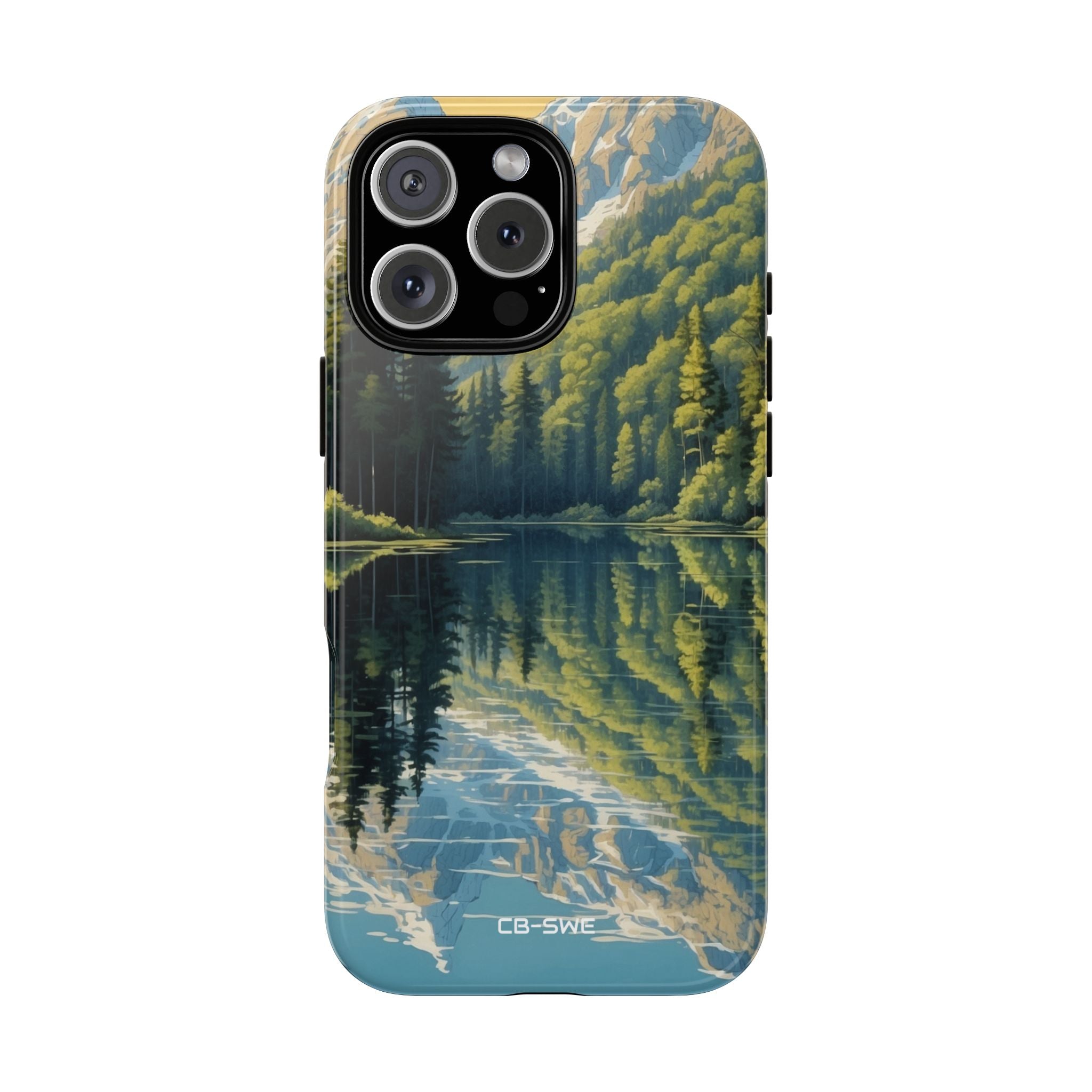 Mountain Peaks Reflect - iPhone Case