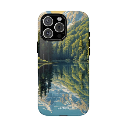 Mountain Peaks Reflect - iPhone Case