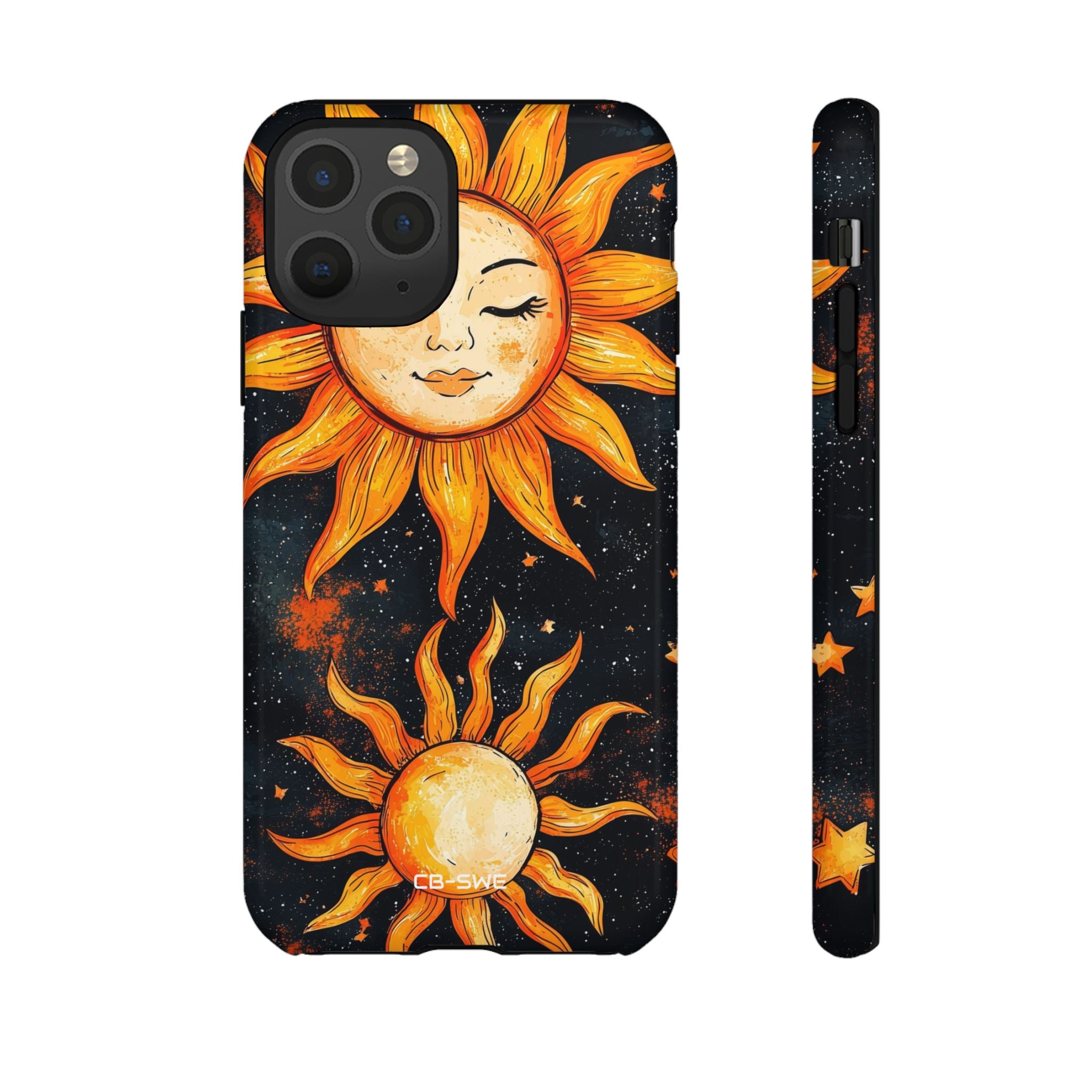 Celestial Suns Dance - iPhone Case