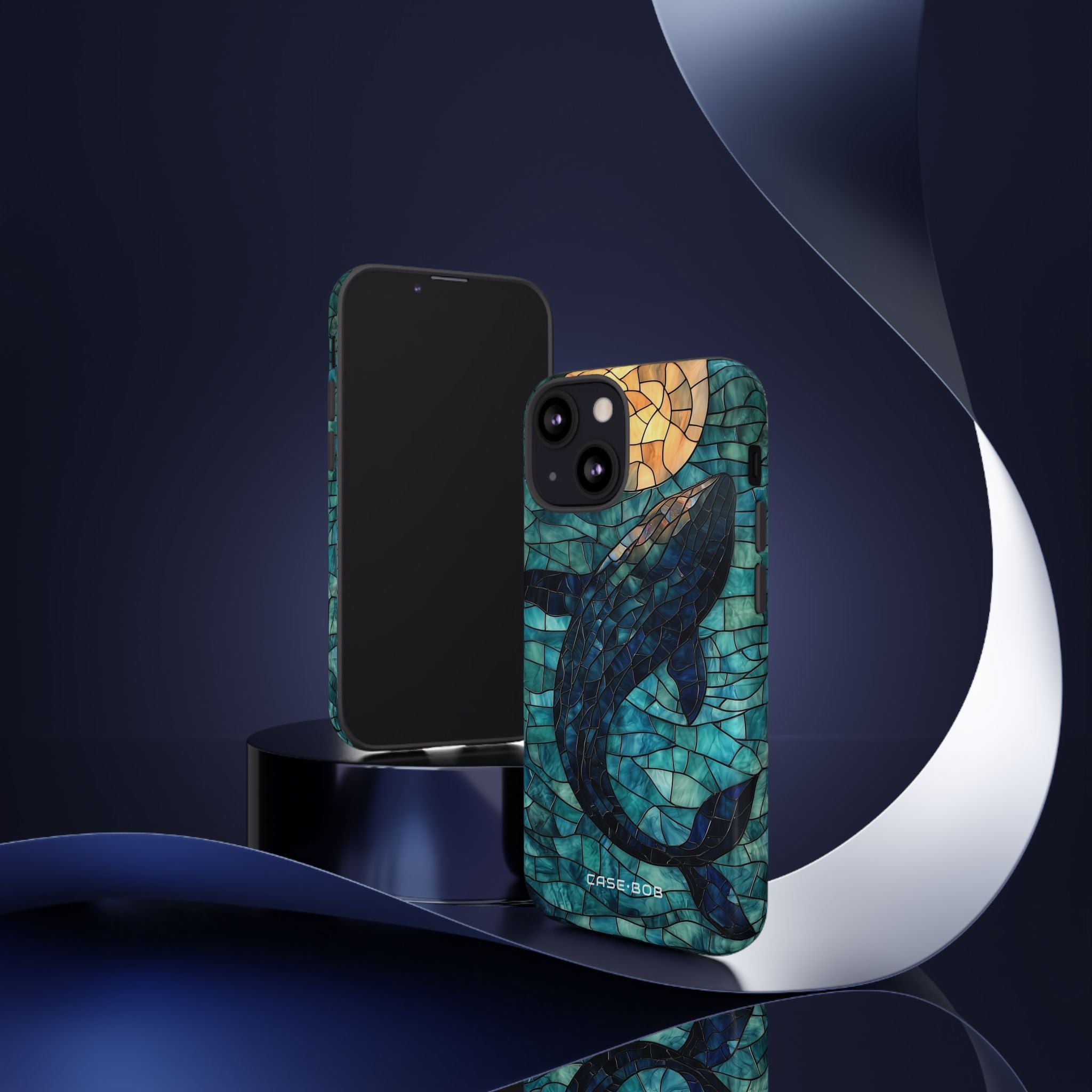 Celestial Whale iPhone 13 Mini Case - Tough