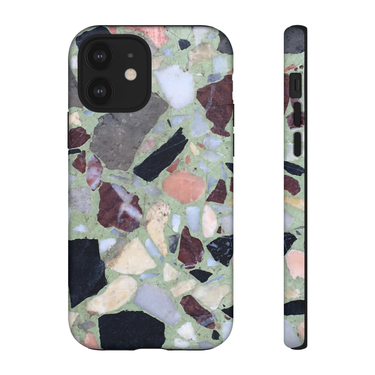 Terrazzo in Green - Protective Phone Case