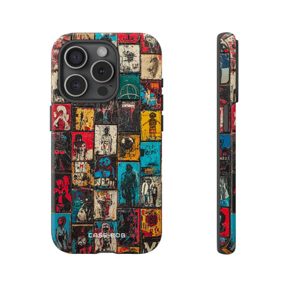 Figured Grid iPhone 15 Pro Case - Tough