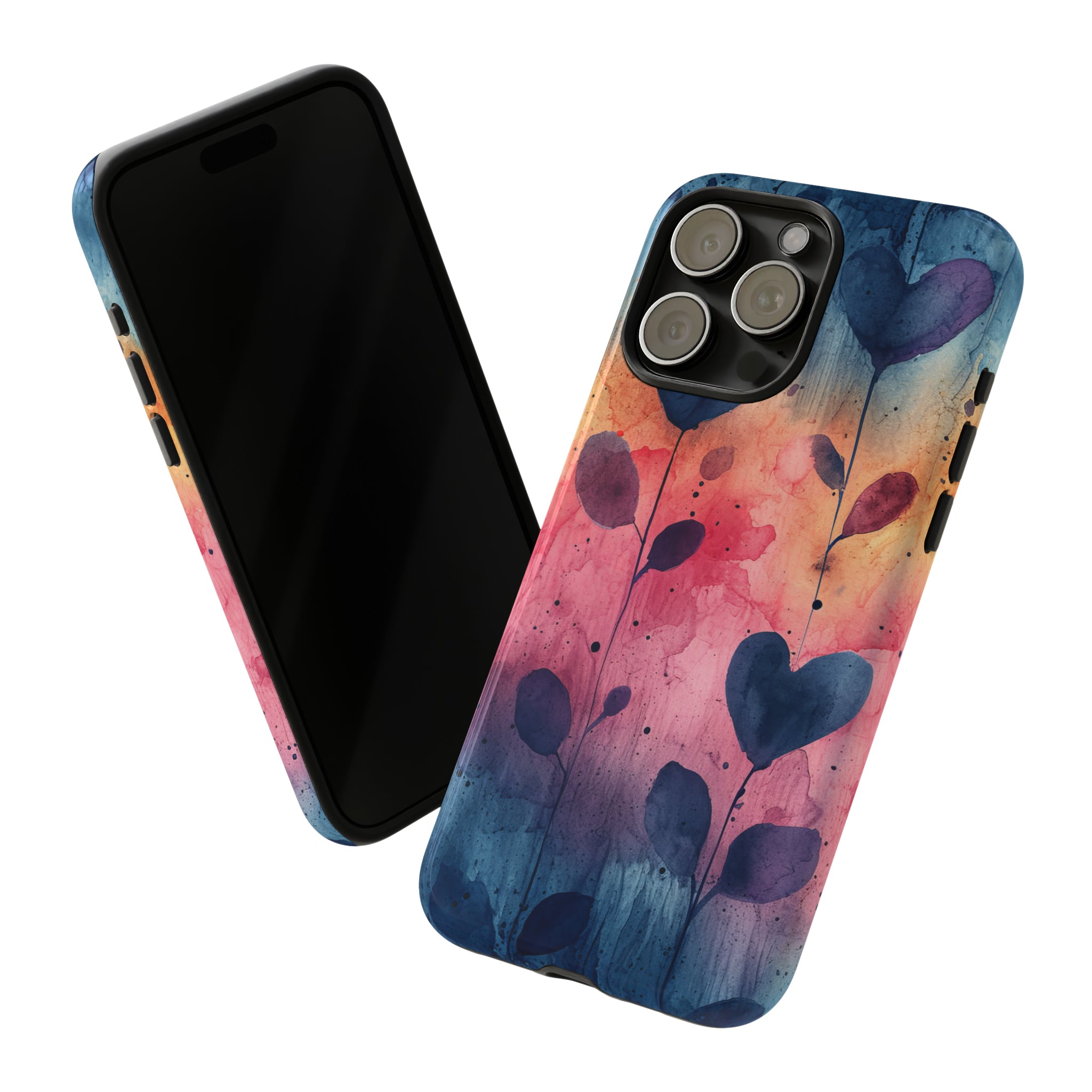 Heartfelt Pastel Mosaic - Protective Phone Case