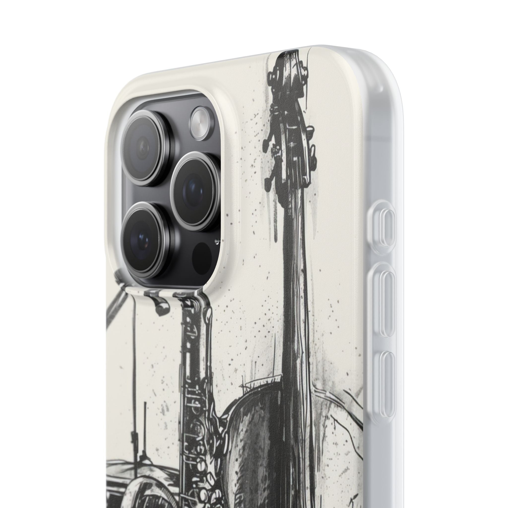 Jazz Instrument Line Symphony iPhone 15 - Flexi Phone Case