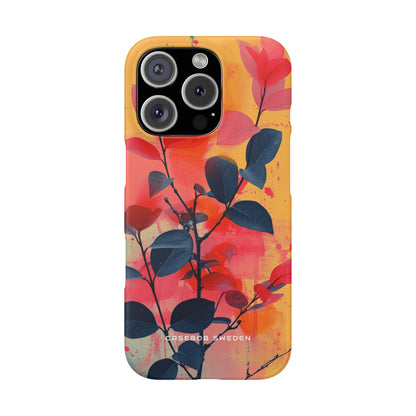 Vivid Floral Harmony iPhone 16 - Slim Phone Case