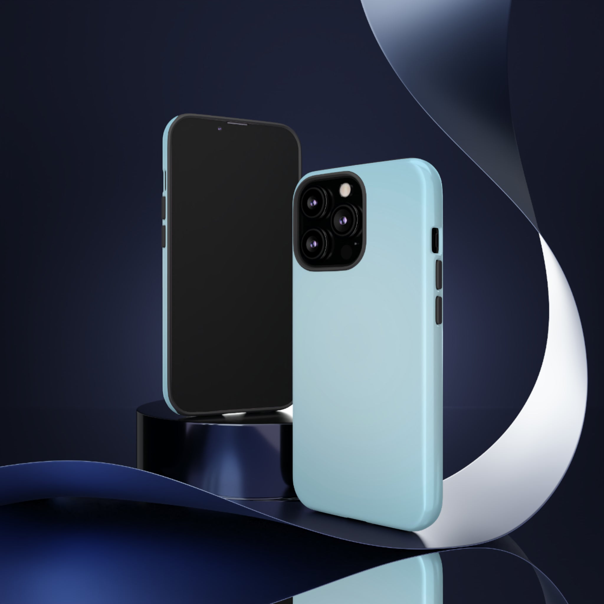 Gradient Light Blue - Protective Phone Case