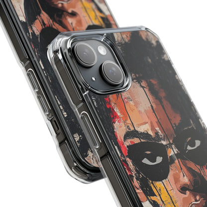 Masked Portrait Drips iPhone 15 Plus Case - Impact