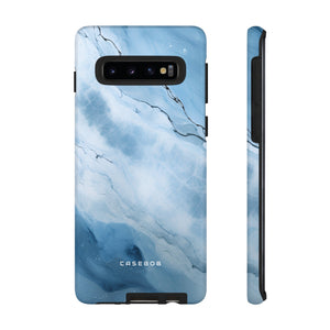 Light Navy Marble - Protective Phone Case