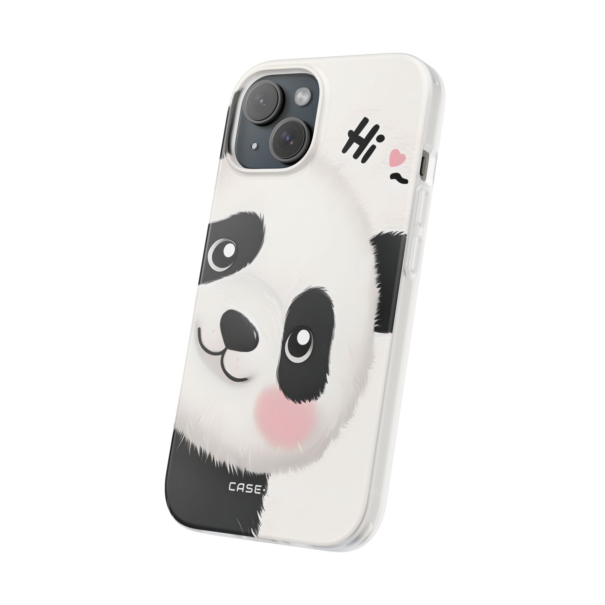 Panda Glow iPhone 15 Case - Soft