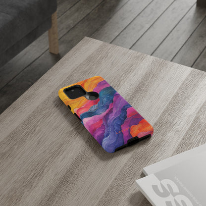 Pastel Wave Serenity - Protective Phone Case