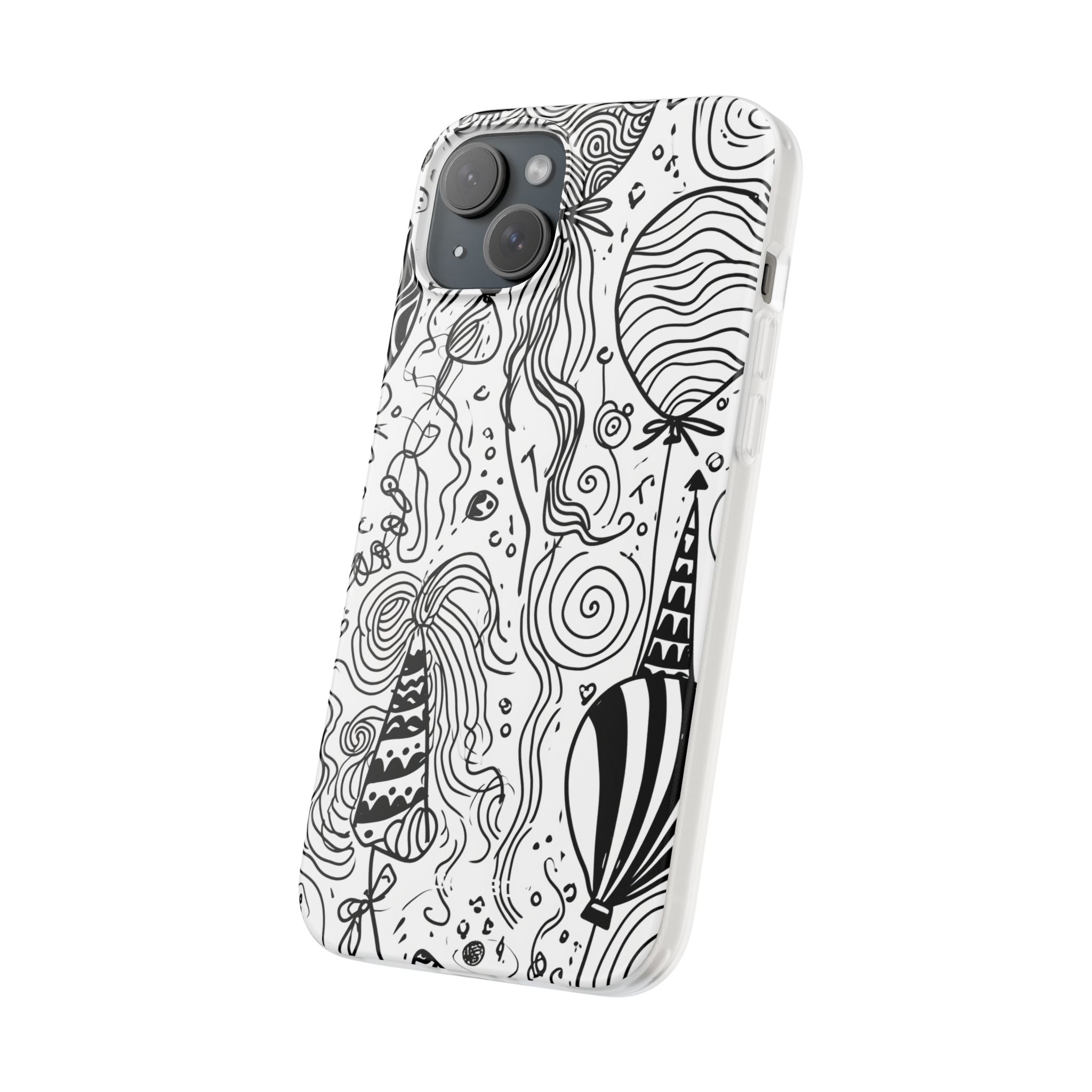 Whimsical Festivity | Flexible Phone Case for iPhone