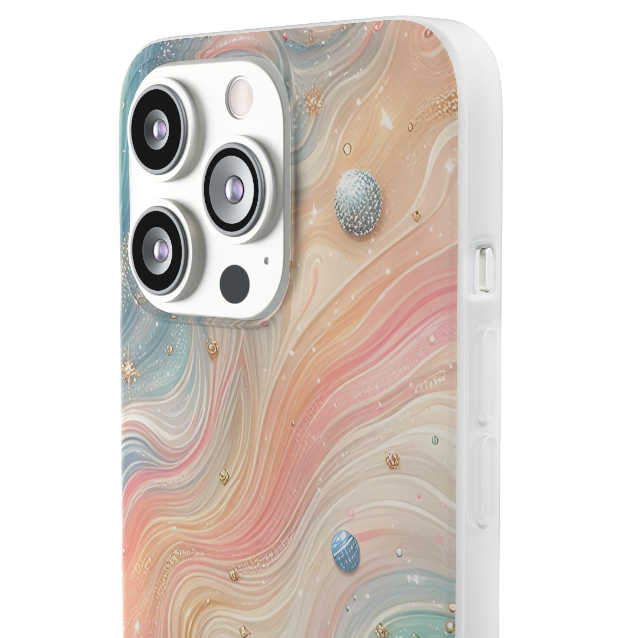 Iridescent Swirls iPhone 13 Pro - Soft