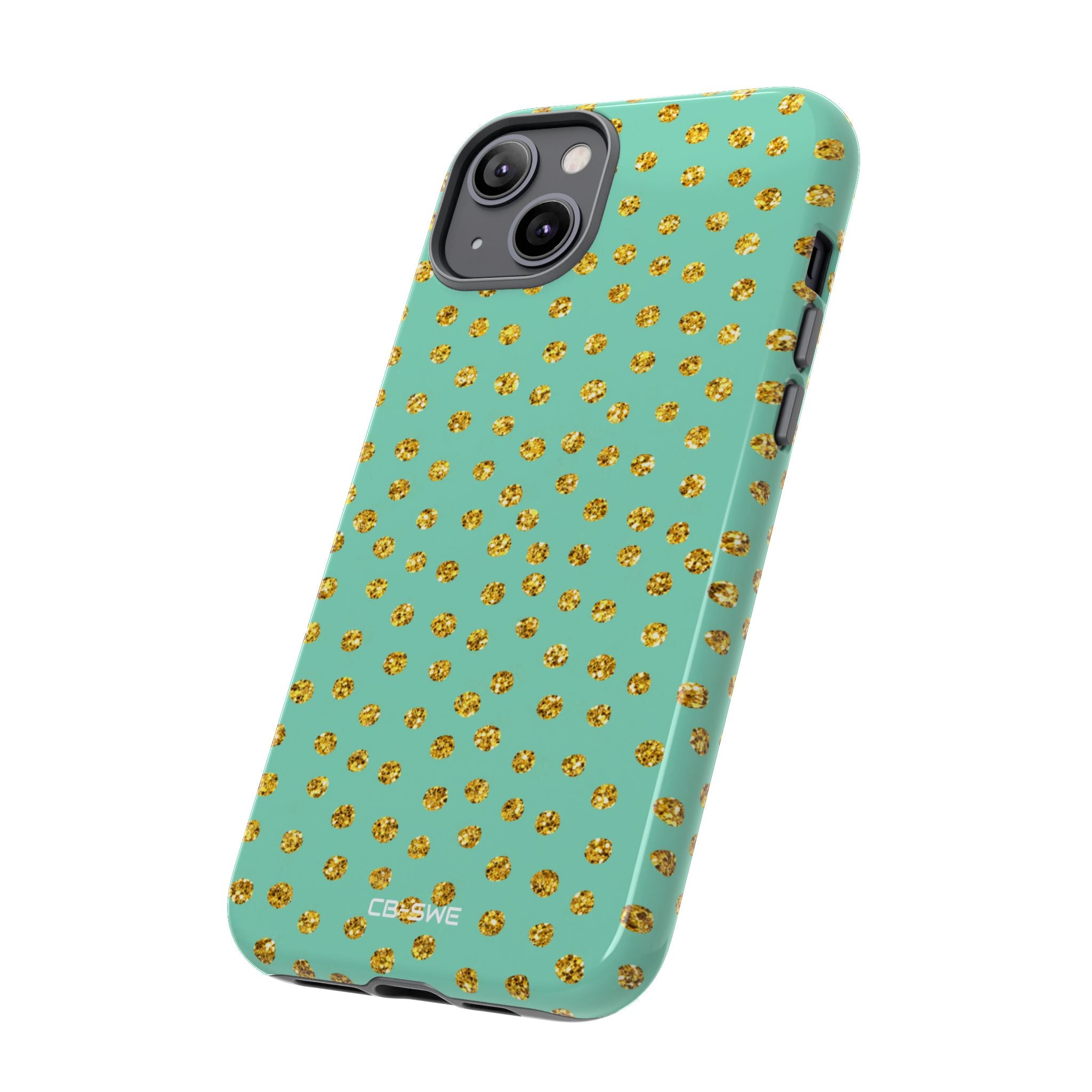 Golden Dots Dance - iPhone Case
