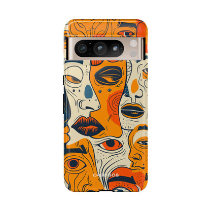 Tangled Faces Sunset Google Pixel 8 Pro Case - Tough