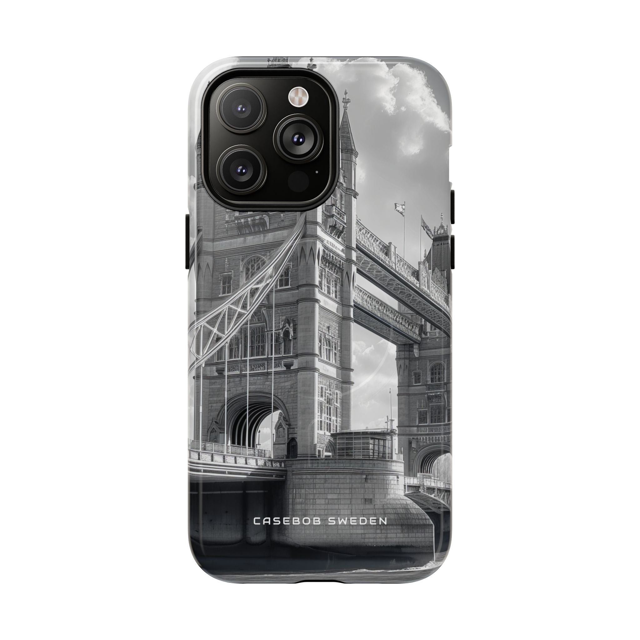 Tower Bridge Monochrome Architecture Study iPhone 14 | Tough+ Phone Case