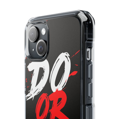 Intense Typography Contrast iPhone Case - Impact
