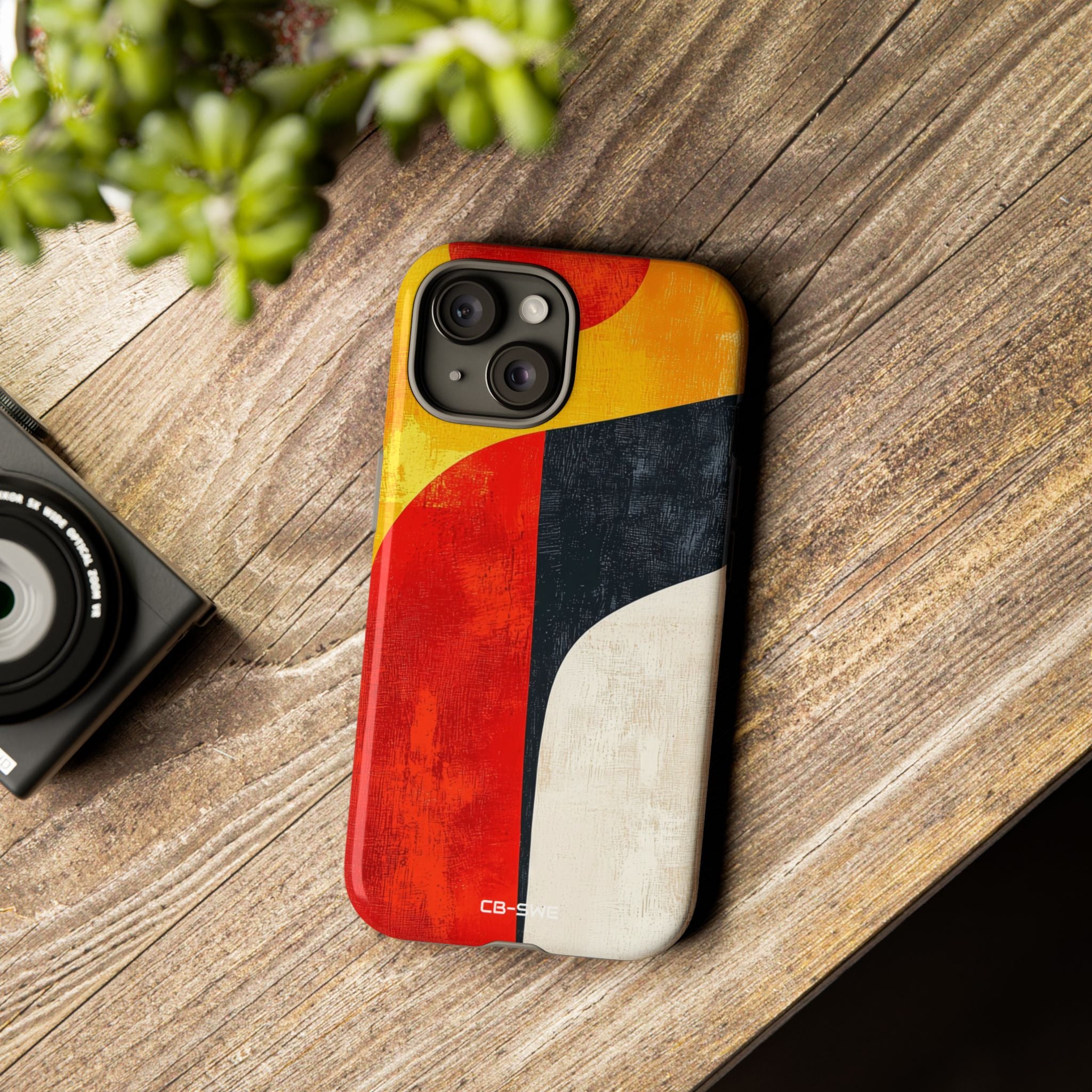 Vibrant Flowing Shapes - iPhone Case