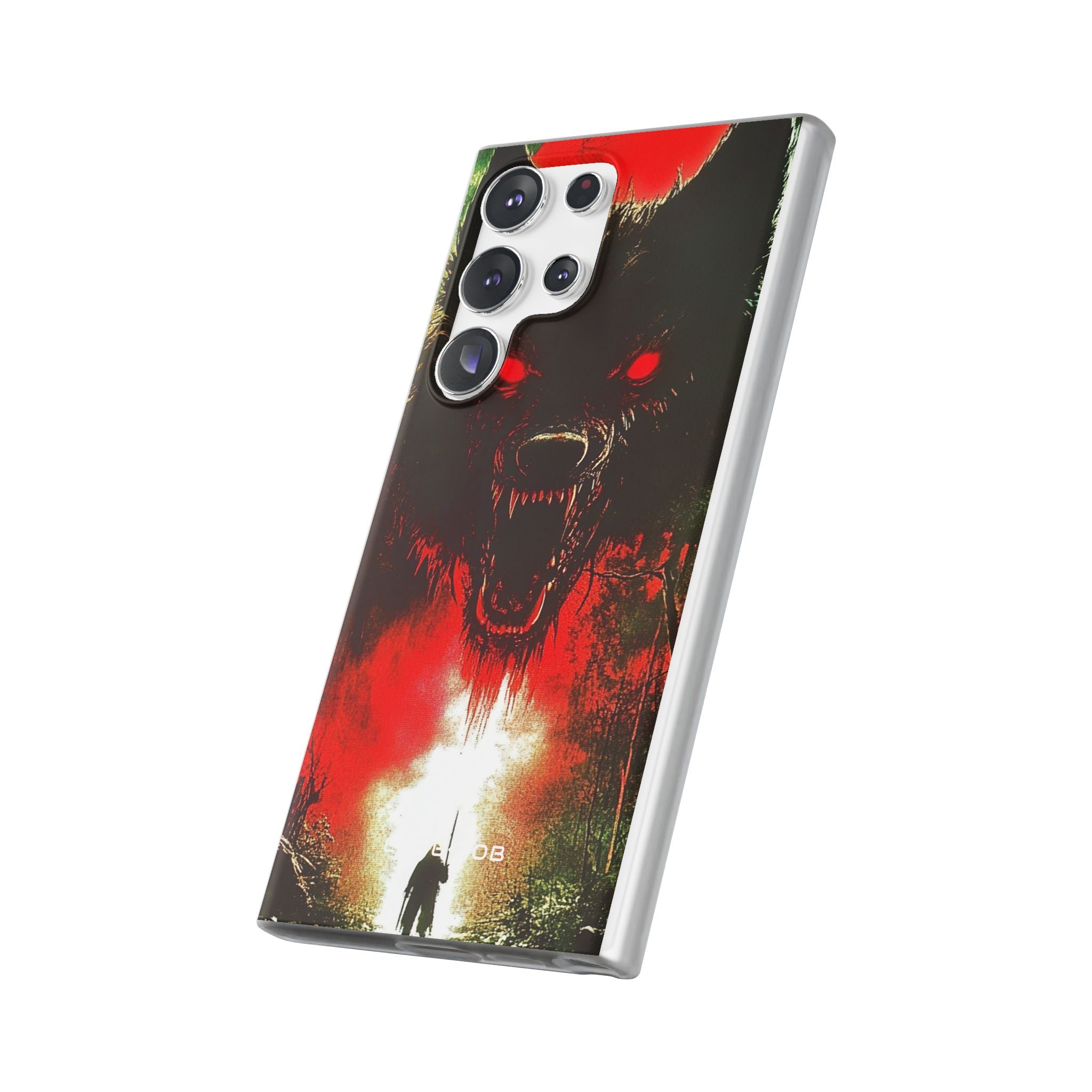 Crimson Wolf Samsung S23 Ultra Case - Soft