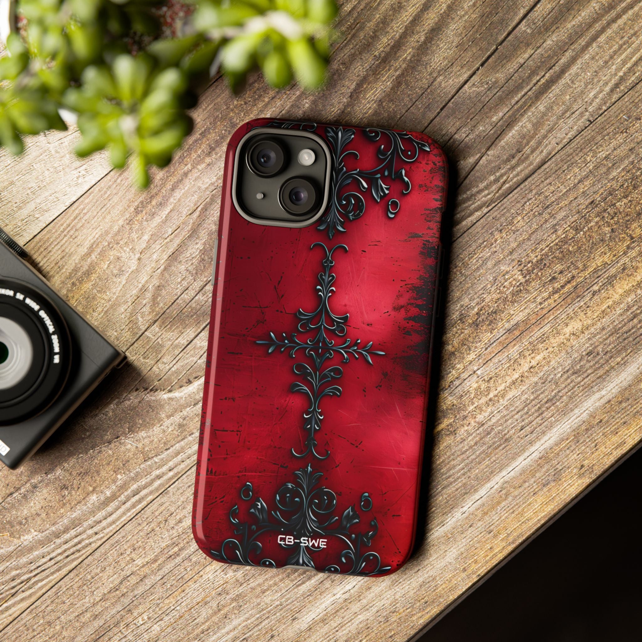 Gothic Crimson Emblem - iPhone Case