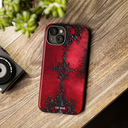 Gothic Crimson Emblem - iPhone Case