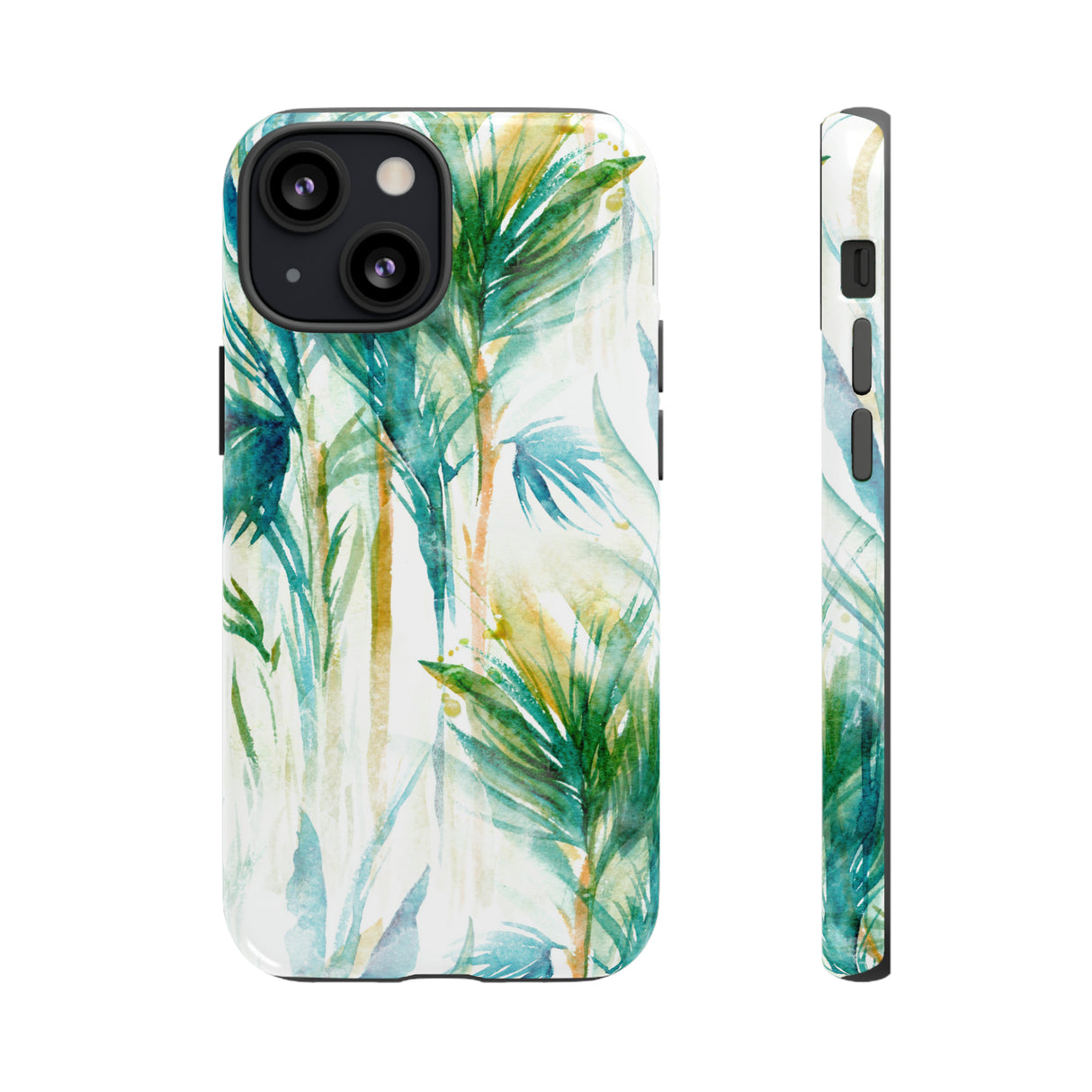 Watercolor Tropical Trees - Protective Phone Case