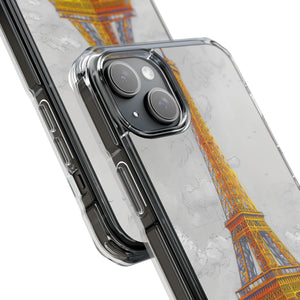 Autumnal Parisian Glow - Phone Case for iPhone (Clear Impact - Magnetic)