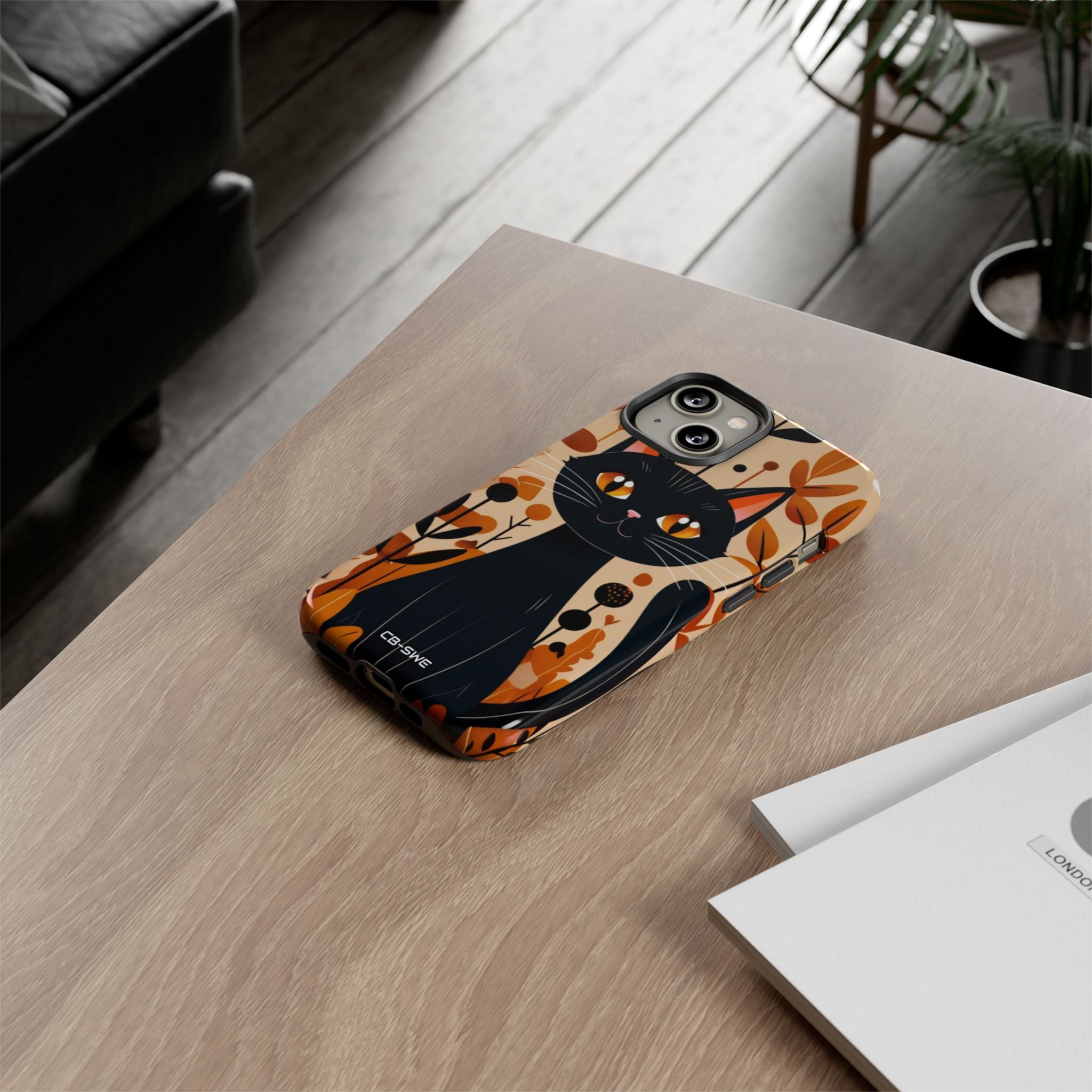 Autumnal Cat Whimsy - iPhone Case