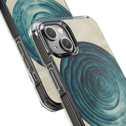 Waves Embrace Circles iPhone Case - Impact
