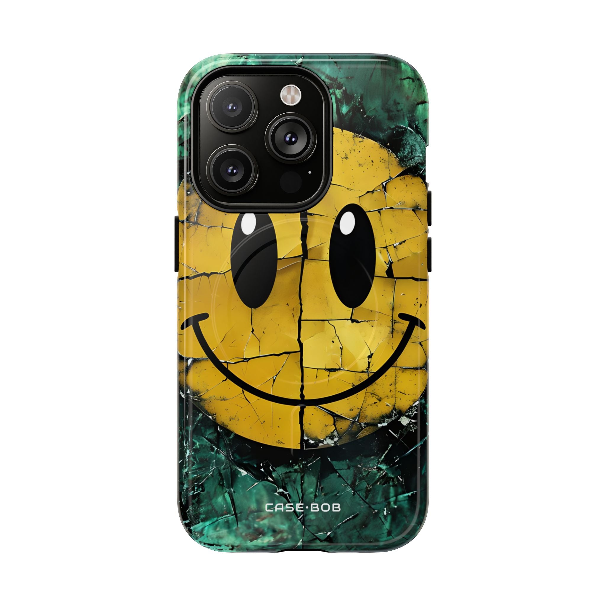 Cracked Smiley iPhone 14 Pro Case - Tough+