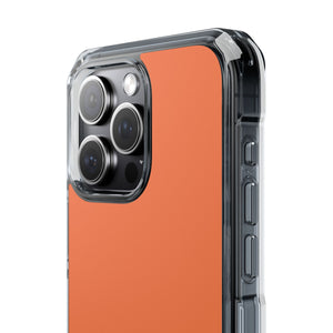 Mandarin Orange | Handyhülle für iPhone (Clear Impact Case – magnetisch)