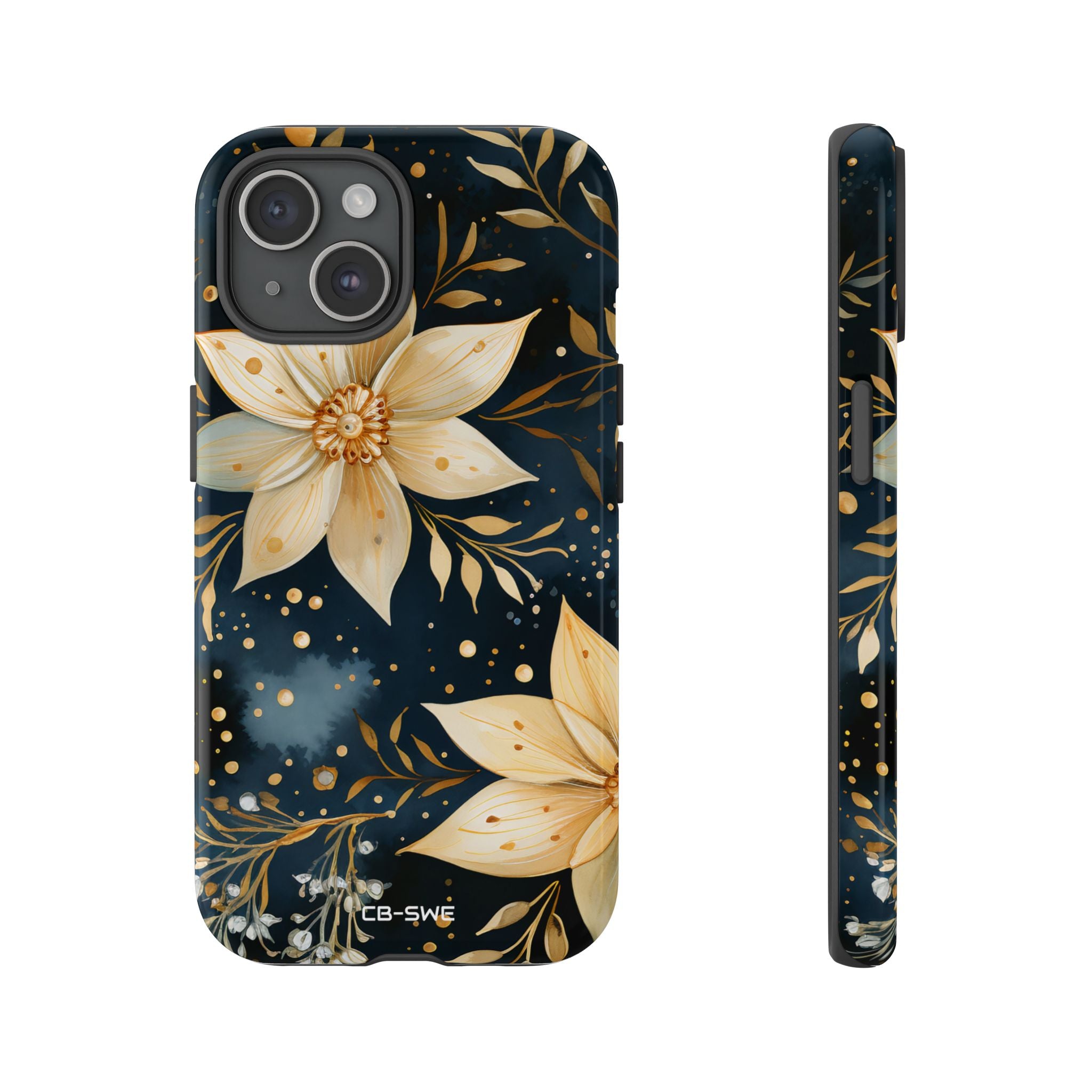 Floral Elegance Flourishes - iPhone Case