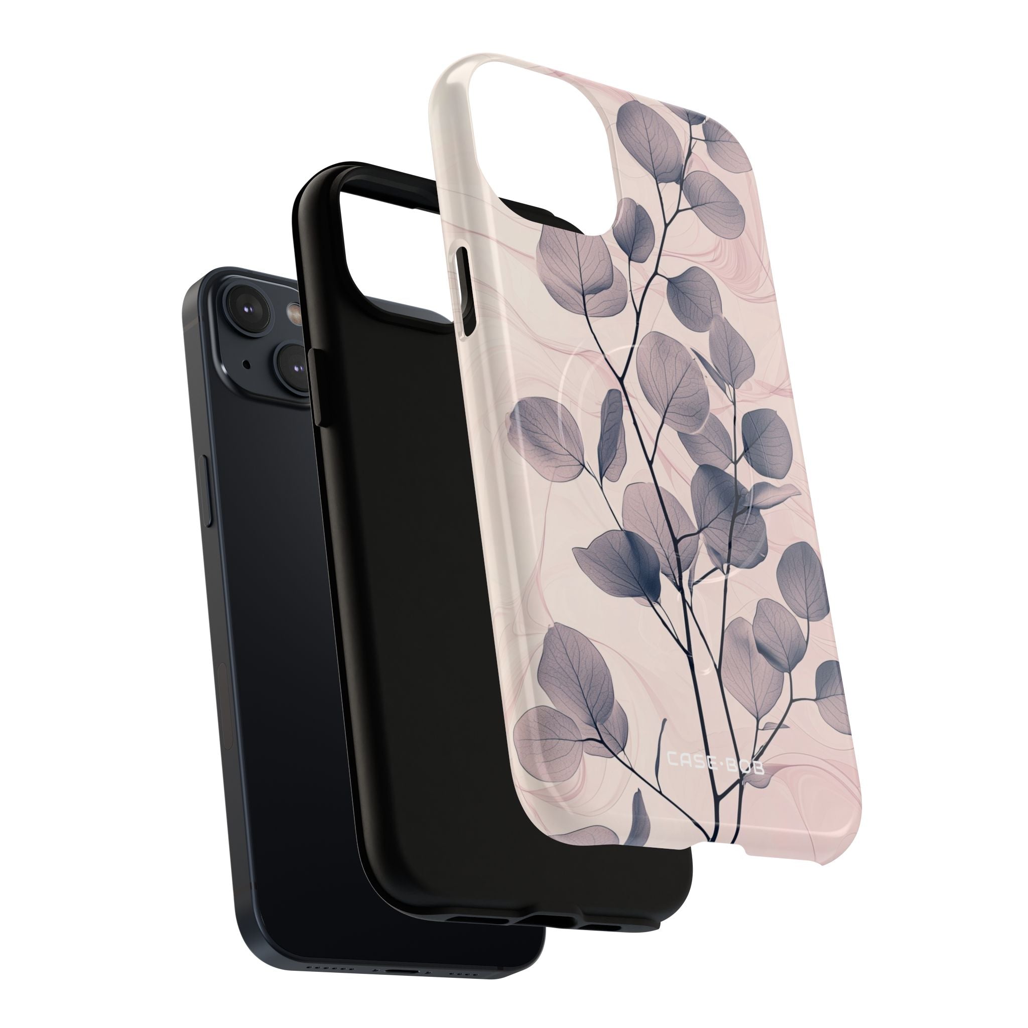 Veined Leaf Whisper iPhone 14 Plus Case - Tough+