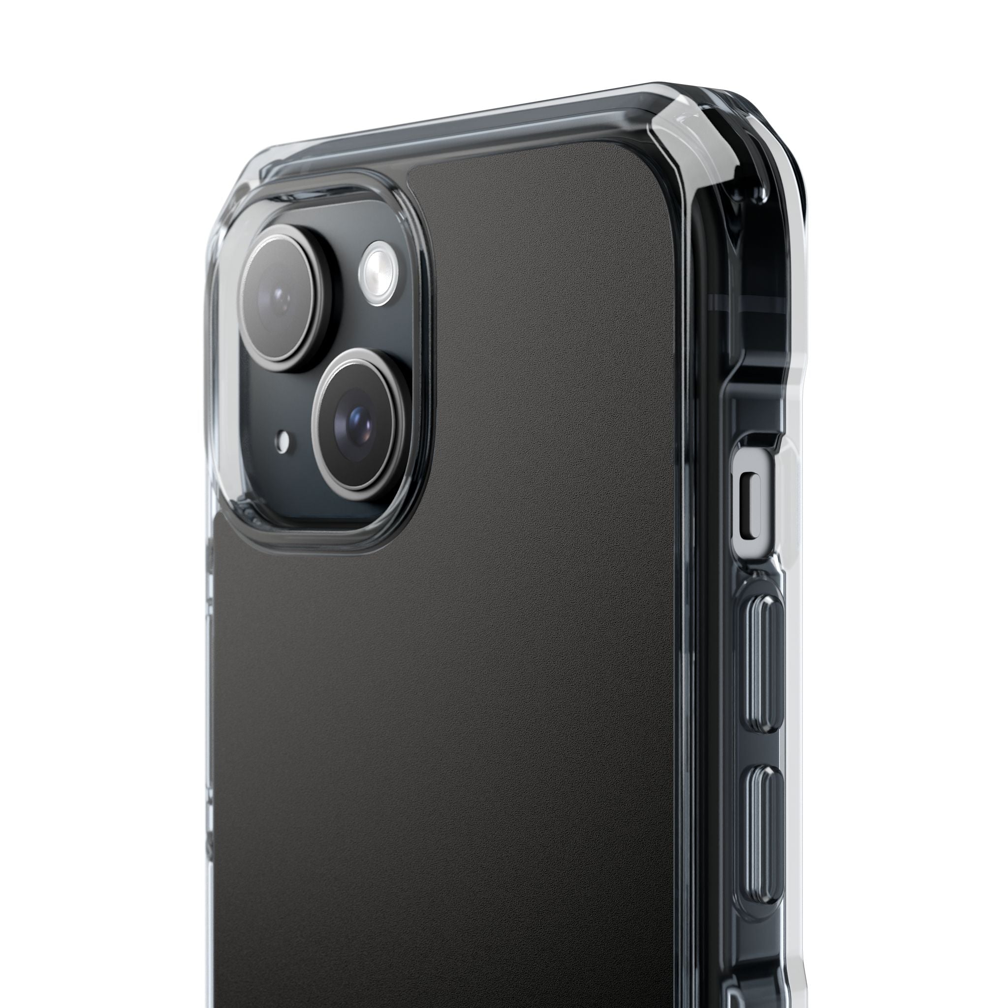 Black iPhone 15 - Clear Impact Phone Case