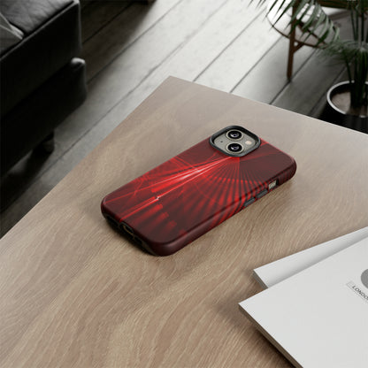 Red Disco Lights - Protective Phone Case