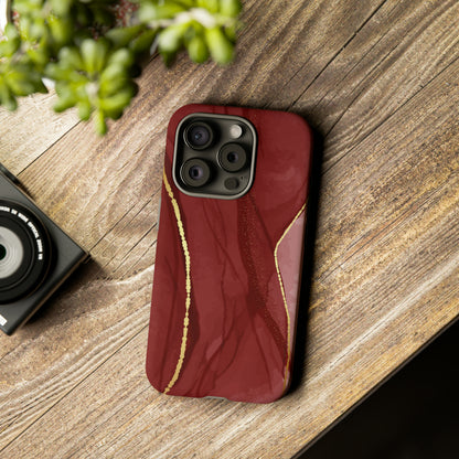 Dark Red - Protective Phone Case