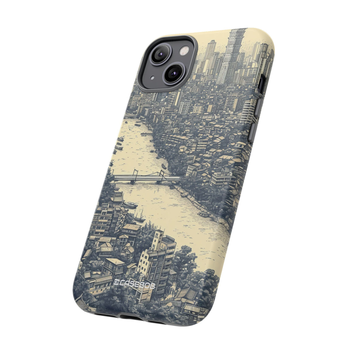 Nostalgic Metropolis | Protective Phone Case for iPhone