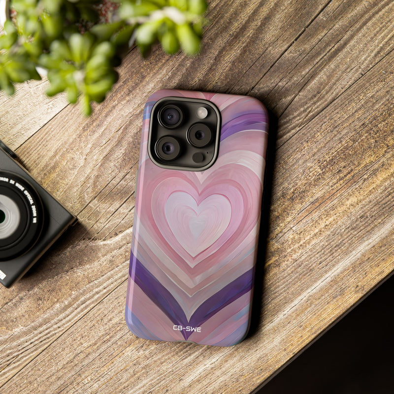 Impressionistic Heart Layers - iPhone Case