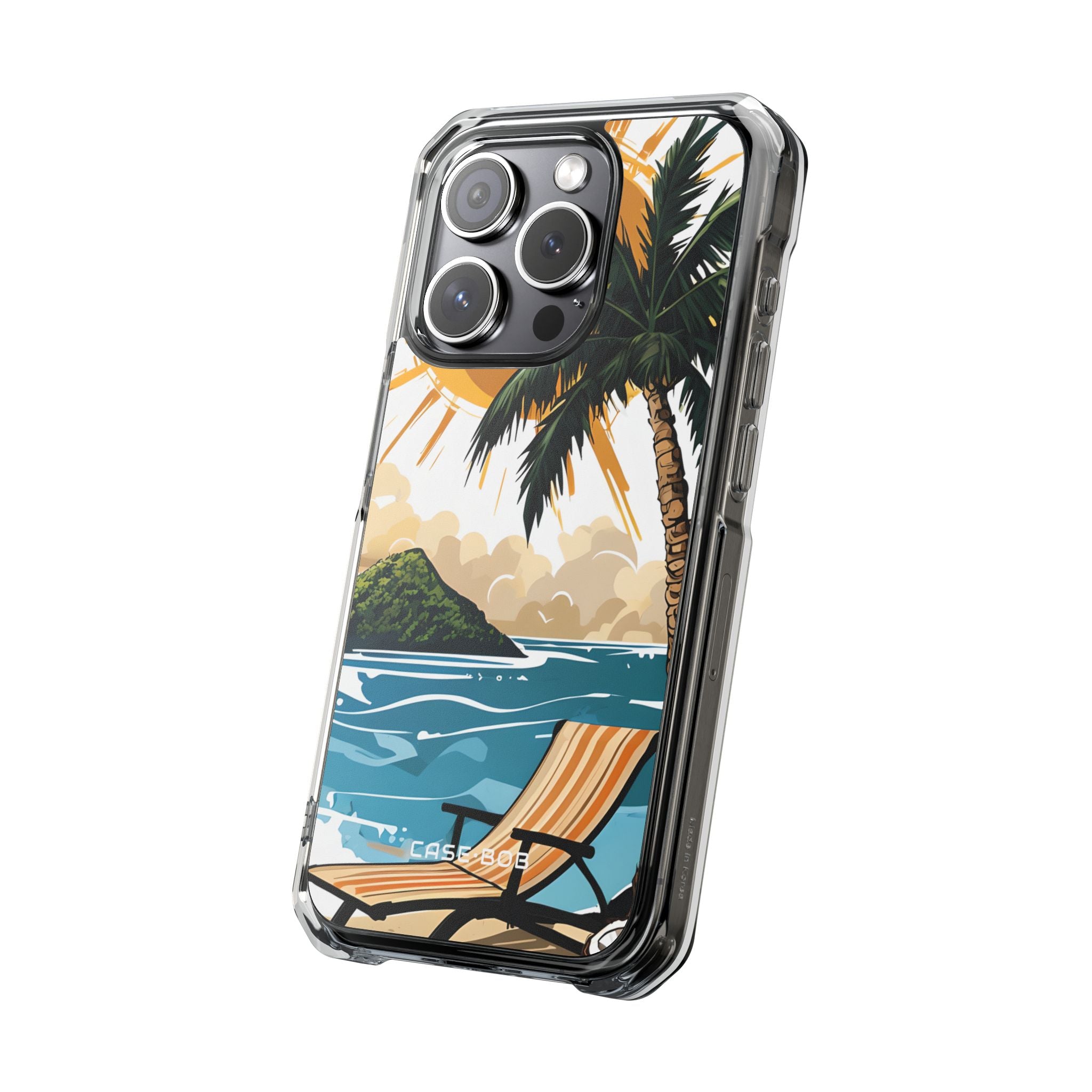 Sunny Palm Breeze iPhone 15 Pro Case - Impact