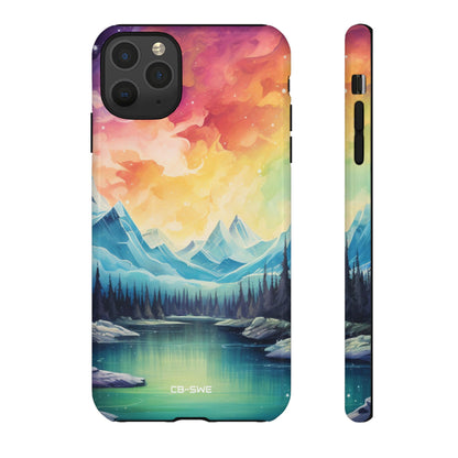 Mystical Mountain Sunset - iPhone Case