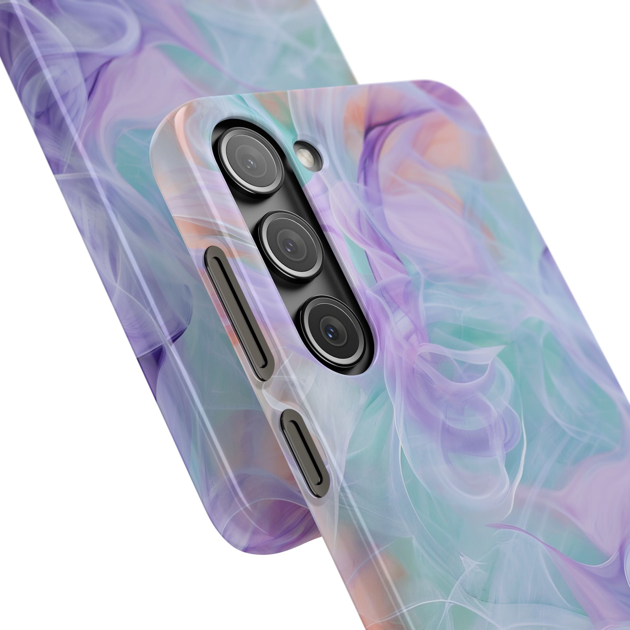 Purple Peach Whirl - Slim Samsung S23 Phone Case