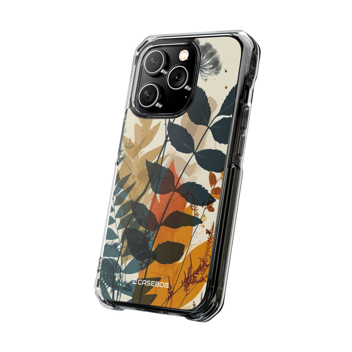 Botanical Serenity - Phone Case for iPhone (Clear Impact - Magnetic)