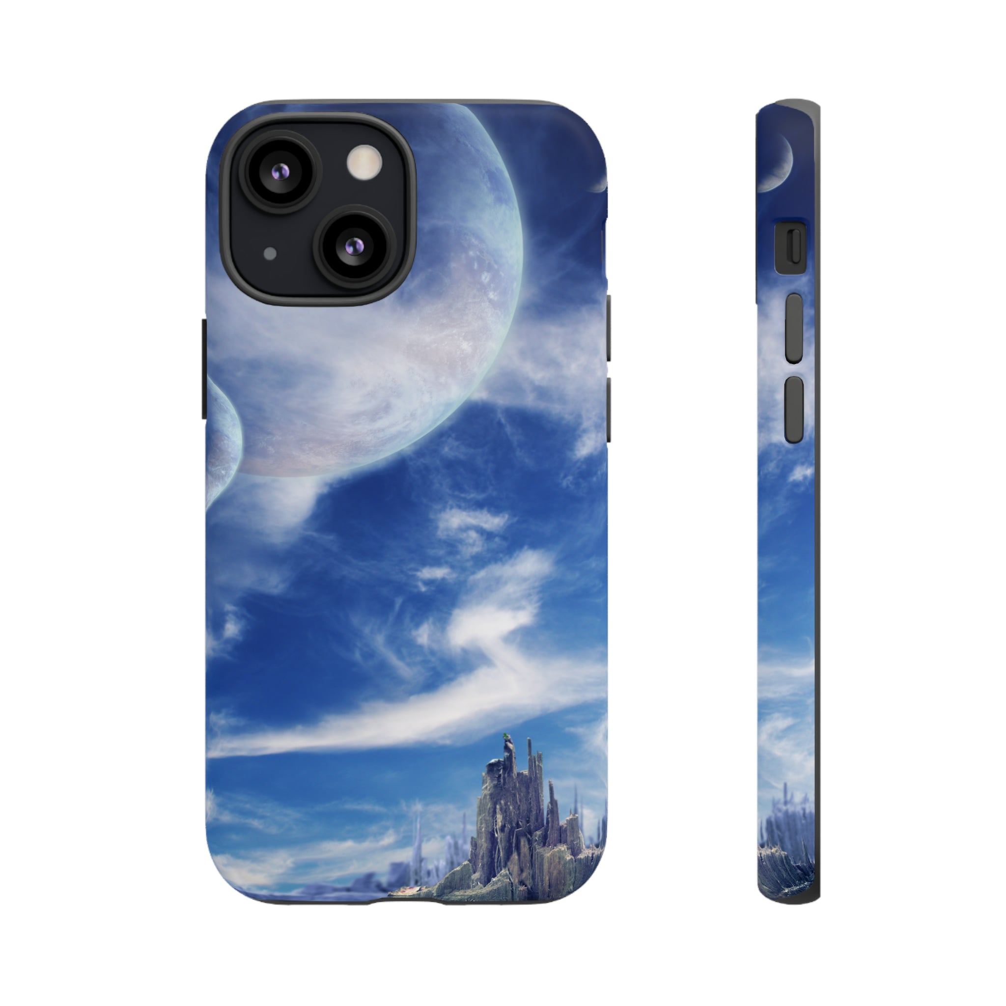 Landscape in fantasy planet 89 - Protective Phone Case